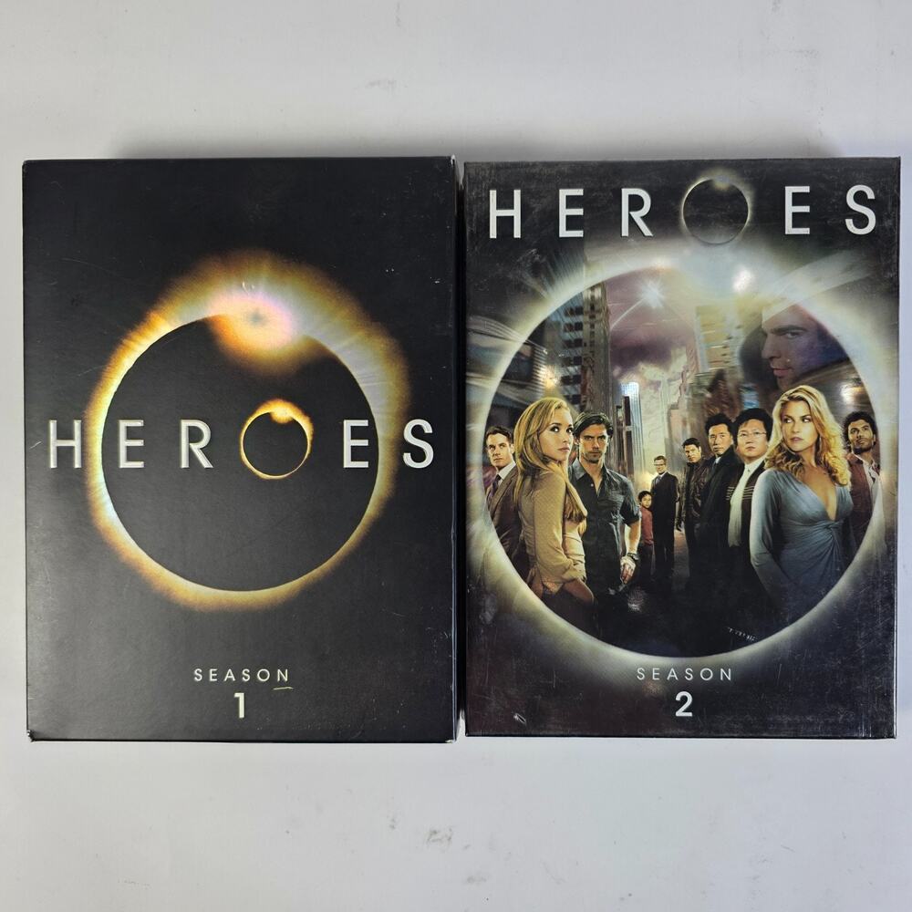 Heroes TV Series DVD Seasons 1 & 2 Box Sets NBC Season 2 NEW SEALED
